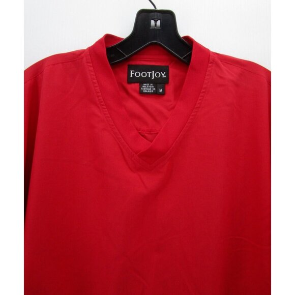 FootJoy Jacket Medium FJ Golf Windbreaker Pullover Logo Elastic Waist - Picture 2 of 11